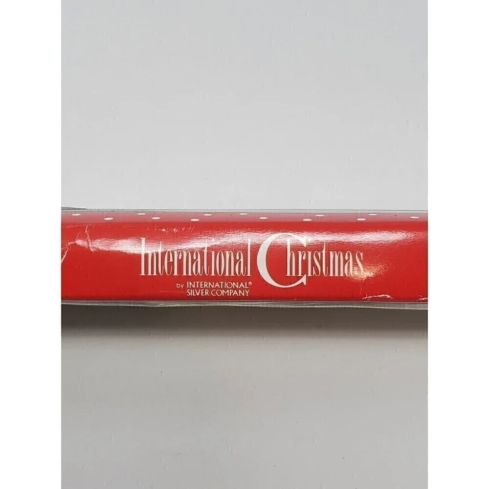 NOS INTERNATIONAL SILVER COMPANY CHRISTMAS SERVING TROWEL PIE  SERVEWARE 1997
